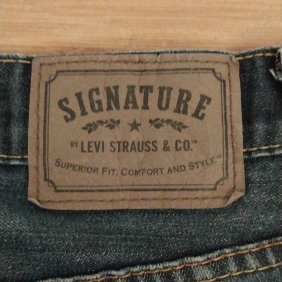 EUC Levi's Signature Slim Straight Leg Jeans Men's 28 x 30 - Picture 5 of 8